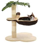 Vidaxl - Arbre à chat avec griffoir en sisal 50 cm