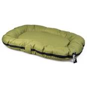 DUVO+ Coussin Poly Ovale Siesta Olive vert - 120 x