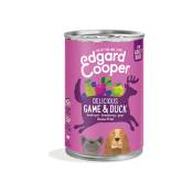 Edgard&cooper - game & duck cibo umido grain-free per cane da 400 gr con selvaggina e anatra edgar cooper 542503948533