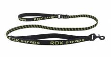 Rok-Strap Laisse Extensible 3 en 1 pour Chien Noir/Vert