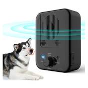 Dispositif anti-aboiement, 3 fréquences pour chien, 33 pieds dissuasif à ultrasons anti-aboiement, rechargeable pour animal de compagnie doux pour