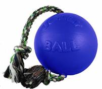 Jolly Pets Ball Romp-n-Roll Jouet pour Chien Bleu 20