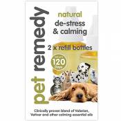 Pet Remedy Lot de 2 recharges Naturelles déstressantes