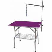 Phoenix Universal - Table pliante à potence simple sans roulette : Violette - Violet