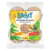 Boules de graisse avec insectes Lillebro pour oiseaux sauvages - 4 x 340 g