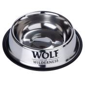 Gamelle (850mL) en inox Wolf of Wilderness pour chien