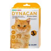 Calier - Pipettes antiparasites externes pour chats Dynacan Cats, 3 pipettes