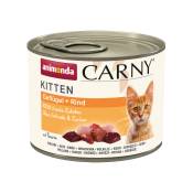 Lot Animonda Carny Kitten 12 x 200 g pour chaton -