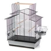 Duvoplus Cage à oiseaux avec accessoires Iza 3 58x38x65cm