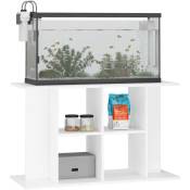 Meuble Aquariums Support Blanc 100 x 40 cm. 1 étagère Support solide et stable pour aquariums - Blanc