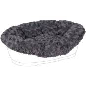 Housse CUDDLY pour lit DOMUS. 60/70 cm. gris. pour chien - Flamingo Pet Products - FL-514570