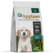 2x7,5kg Applaws Puppy Small & Medium Breed, poulet