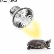 Debuns - Lampe Chauffante uva+uvb 50W E27 Ampoule à Spectre Complet Bronzer Ampoule pour Reptiles 4pcs