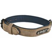 Doogy Glam - Collier chien Simili Sweet Taupe Taille : T60 - Taupe