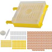 Kit de système d'apiculture boîte de système d'élevage de reine des abeilles boîte d'apiculture Kit de greffage d'élevage