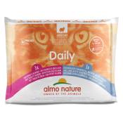 Lot Almo Nature Daily 12 x 70 g pour chat - lot mixte