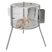 Suinga - Cage à lapins cylindrique 69x44 cm