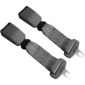 Roleader - Ceintures de sécurité Lot de 2 rallonges de ceinture de sécurité de voiture universelles Sangle d'extension de ceinture de sécurité