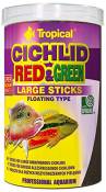 TROPICAL Cichlid Red&Green Large Sticks Nourriture