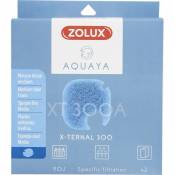 Filtre pour pompe x-ternal 300, filtre XT 300 A mousse bleue medium x2. pour aquarium. - zolux