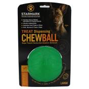 Balle à friandises Starmark Chew Ball pour chien - taille L : environ 10 cm de diamètre