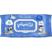 Ferribiella - 1 lingettes de nettoyage Talc pc: Lingettes nettoyantes absorbantes et rafraîchissantes à base de talc pour chiens et chats