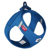 Harnais Curli Vest Clasp Air-Mesh bleu pour chien - taille L : tour de poitrail 49,1 - 55,4 cm