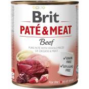 Nourriture Humide Paté & Meat Dinde Bœuf 800 g (8595602557493) - Brit