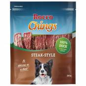 12x200g Steak Style canard Rocco Chings pour chien