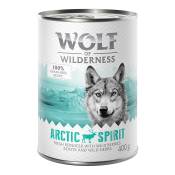 24x400g Arctic Spirit renne 0% céréales Wolf of Wilderness - Nourriture pour chien