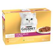 50x85g Duo Délice Gold Gourmet pour chat + 10 boîtes