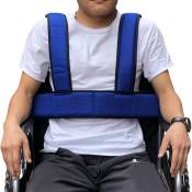 Ceinture de sécurité pour fauteuil roulant Sangle de positionnement de poitrine de sécurité respirante réglable Systèmes de harnais de retenue
