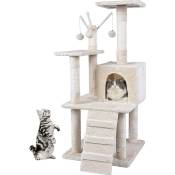 Arbre à chat arbre à chat moyen arbre à chat beige naturel arbre à chat grimpant - Melko