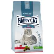 Lot Happy Cat pour chat 2 x 10 / 4 / 1,3 kg - Indoor bœuf des Préalpes (2 x 4 kg)