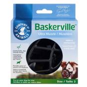 Muselière pour chien noire caoutchouc thermoplastique