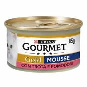 Purina Gourmet Gold Mousse pour Chat avec Truite et