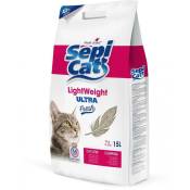 Sepicat - Litière pour chat 15 litres, Litière absorbante Lightweight Ultra Fresh, Litière absorbante pour animaux de compagnie Offre exclusive