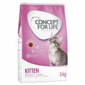 2,5kg Kitten Concept for Life Croquettes pour chat