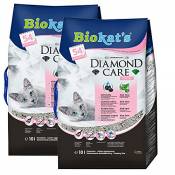 Biokat's 613079 Diamond Care Fresh, 10L (Lot de 2)