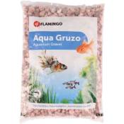Gravier Gruzo rose 900 gr. pour aquarium. - Flamingo
