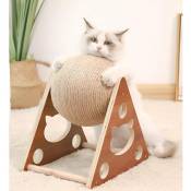 Yozhiqu - Balle pour animaux de compagnie - Arbre à chat de haute qualité - Jouet pour chat (1 pièce) - Meuble durable pour votre chat. Taille s