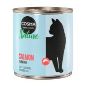 6x280g Cosma Nature saumon - Pâtée pour chat