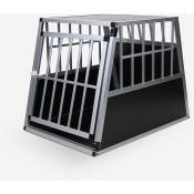 Bella Pet - Caisse de transport pour chien cage rigide en aluminium 65x91x69cm Skaut l