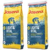 Josera Light & Vital Lot de 2 x 15 kg