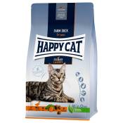 Lot Happy Cat pour chat 2 x 10 / 4 / 1,3 kg - Culinary Adult canard fermier (2 x 1,3 kg)