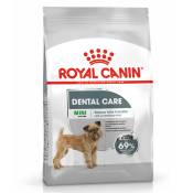 2x8kg Mini Dental Care Royal Canin Care Nutrition Croquettes pour chien