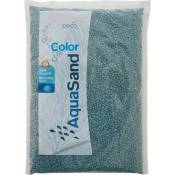 Animallparadise - Sable décoratif 2-3 mm aqua Sand bleu néon 1 kg pour aquarium. Bleu