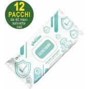 12 paquets: Lingettes hygiéniques humides à la chlorhexidine