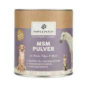2x400g PAWS & PATCH MSM poudre aliment simple chien