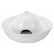 Fontaine à boire vital flow mini, en céramique 0,8 L/ø 24 × 10 cm, blanc